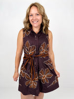 Cocoa Blossom Mini Dress {S-L} - KaraMarie