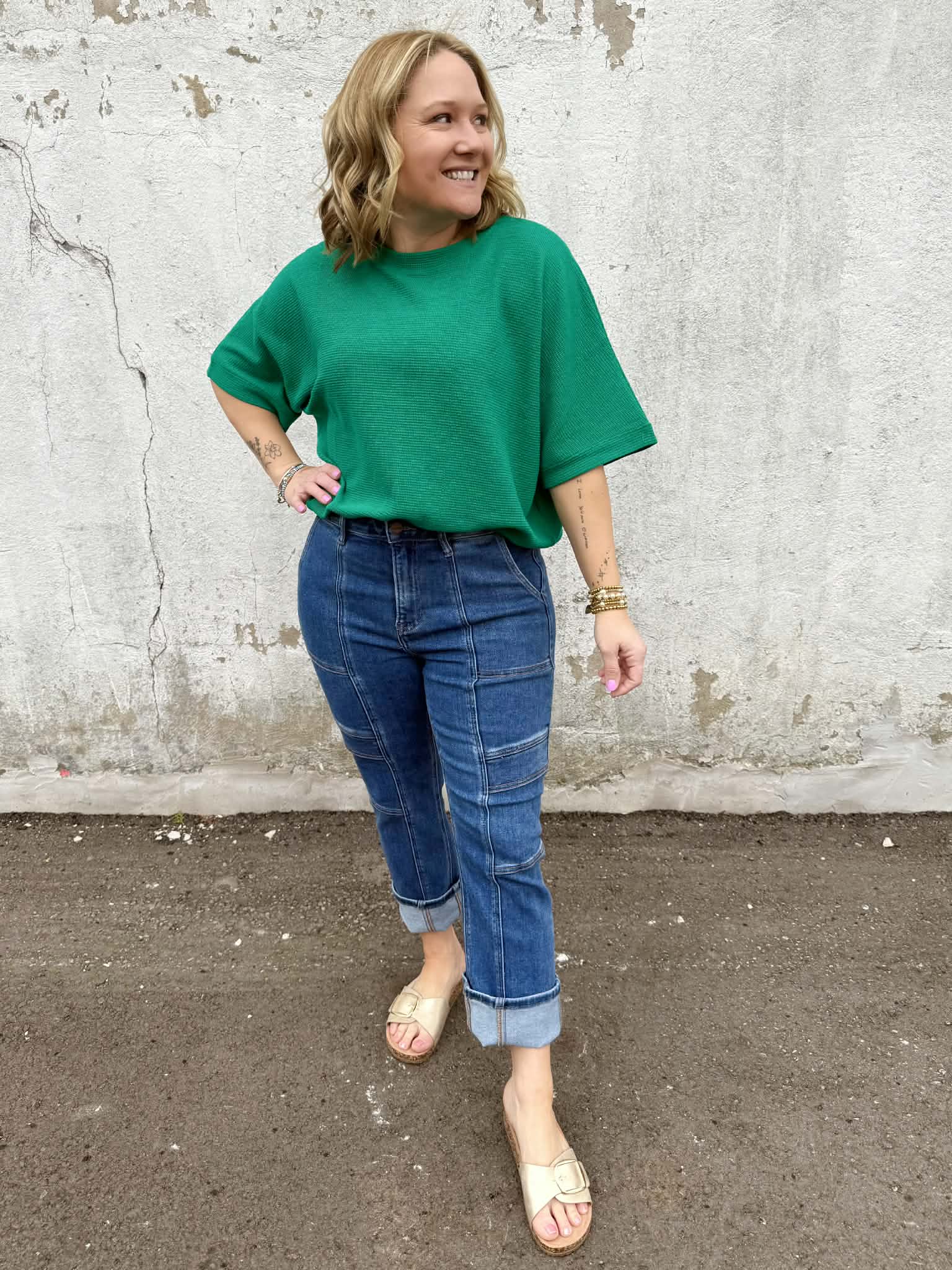 Effortless Texture Banded Top - Multiple Colors! {S-3X} - KaraMarie
