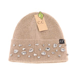 BLACK FRIDAY DEAL!! Rhinestone Charm Cuff CC Beanie {Multiple Colors!} - KaraMarie