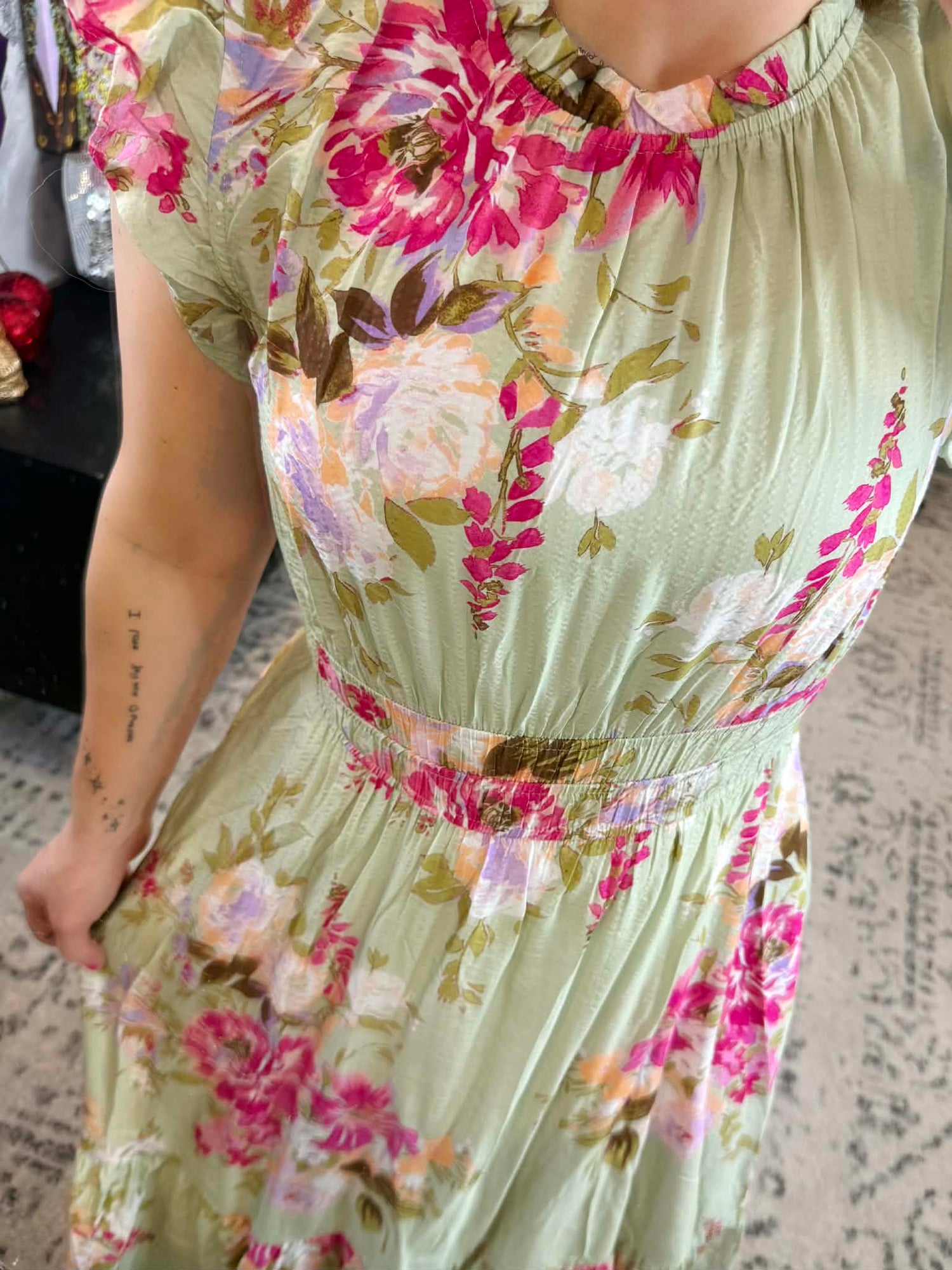 Petaled Grace Midi Dress {S-3X} - KaraMarie