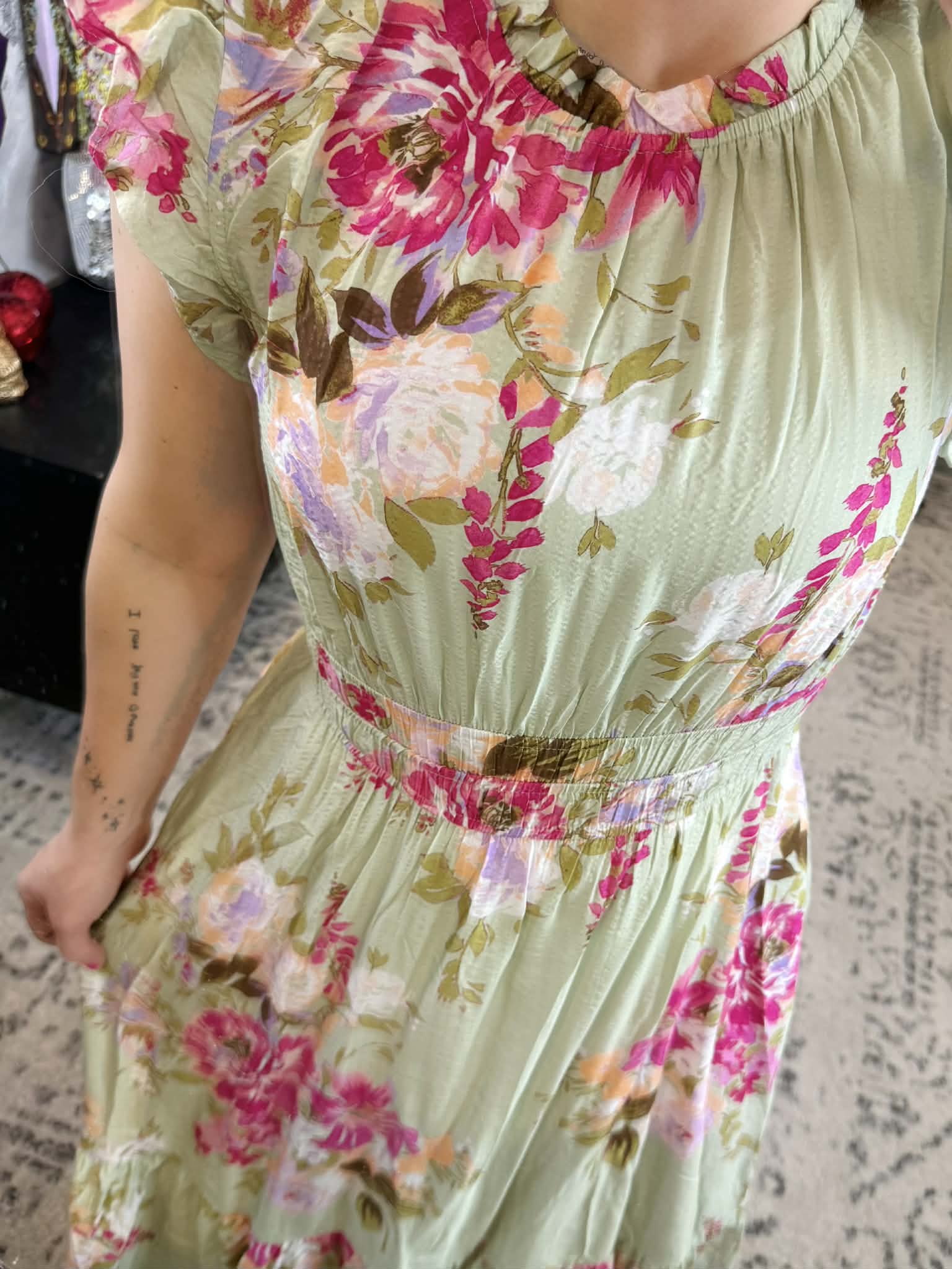 Petaled Grace Midi Dress {S-3X} - KaraMarie