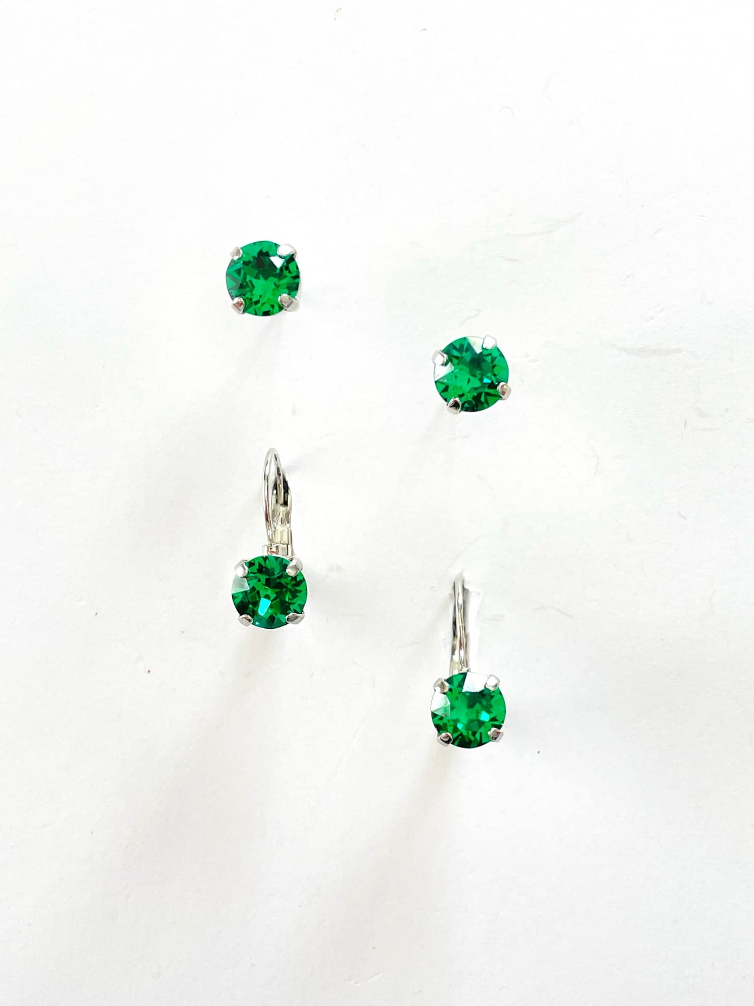 8mm Drop OR Post in Majestic Green