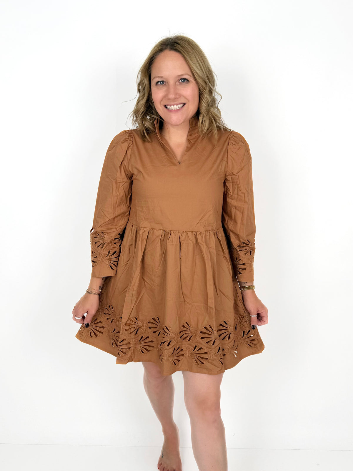 Toffee Whisper Dress {S-L}