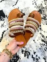 Boho Camel Sandals - ERA - KaraMarie