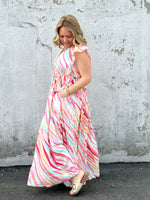 Slanted Symphony Dress in Pink {S-L} - KaraMarie