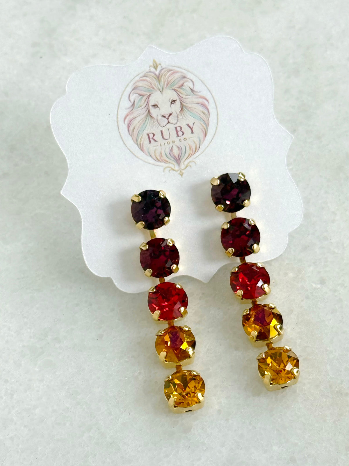 The Harlow Earrings :: Autumn Sunrise Collection