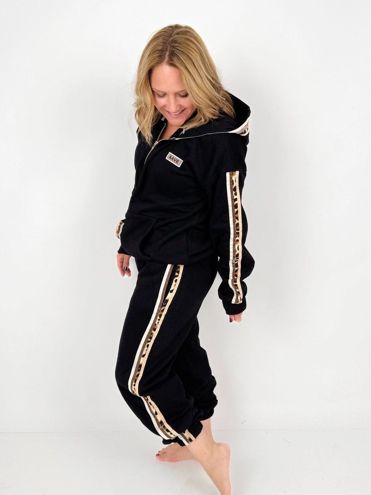 Ampersand Comfort Zone Joggers - Fearless & Free {S-3X} - KaraMarie