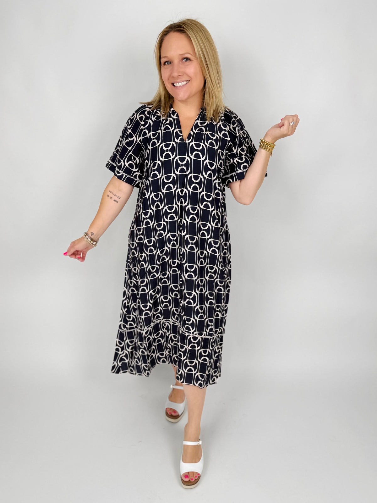 Geo Statement Dress {S-L} - KaraMarie
