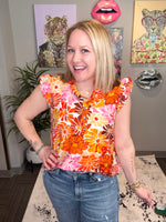 Ruffle in Bloom Top {S-XL} - KaraMarie