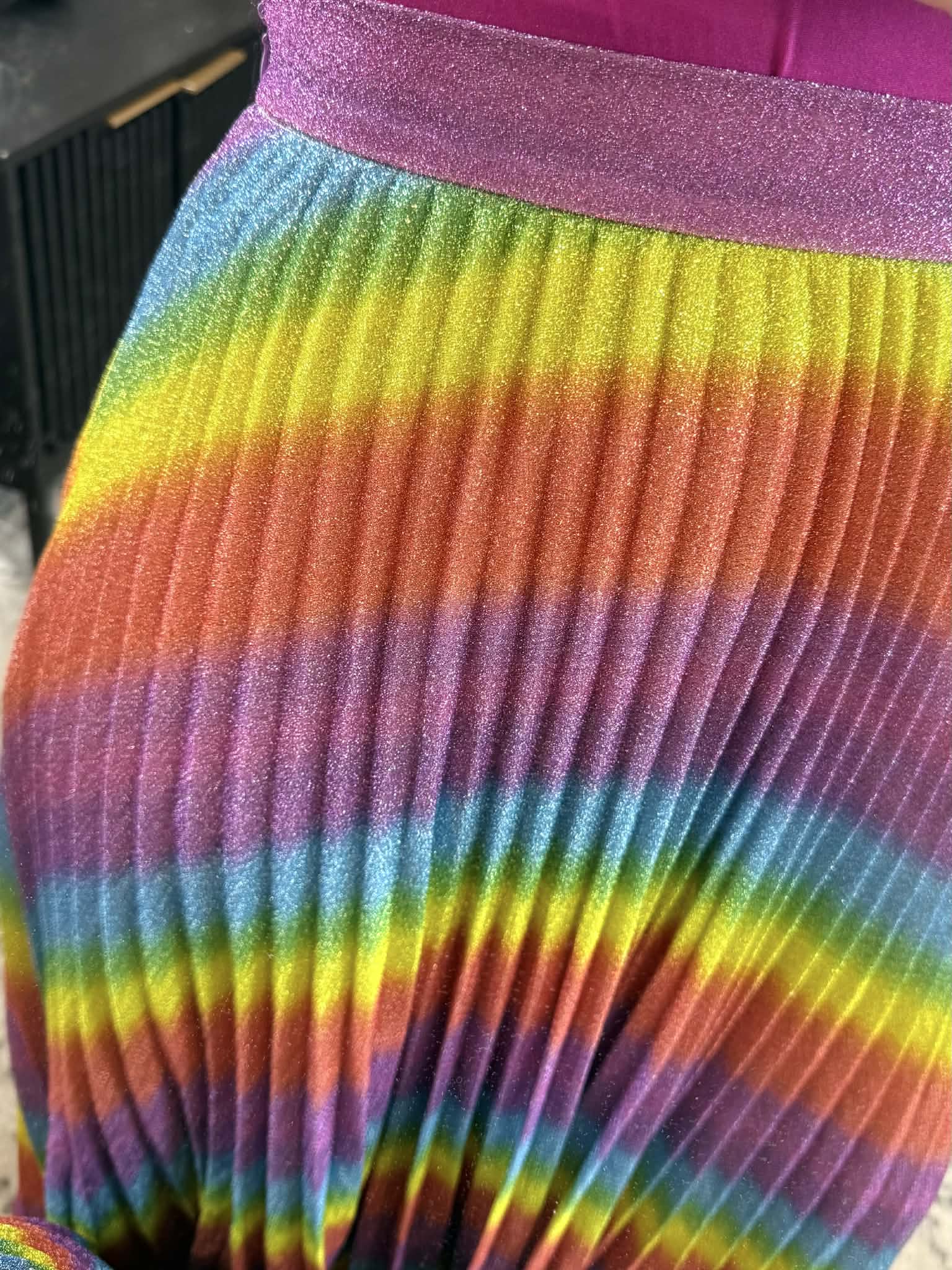 Metallic Rainbow Marvel Skirt {S-L} - KaraMarie