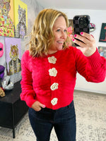 Cottage Charm Sweater Cardigan {S-L} - KaraMarie