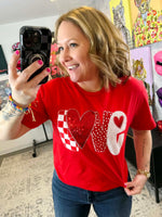 LOVE Heart Sequin Tee {S-3X} - KaraMarie