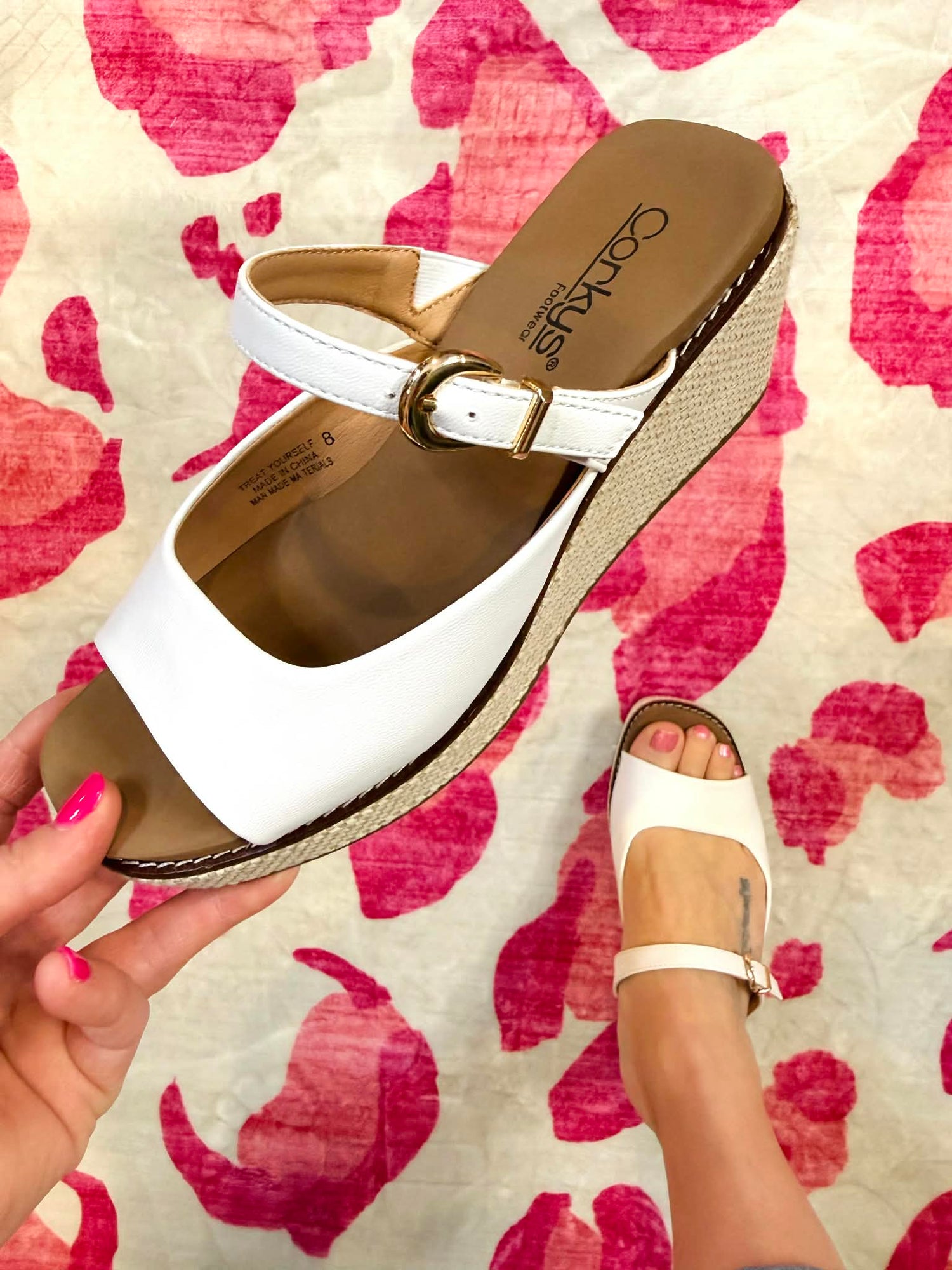 Corkys - TREAT YOURSELF - White