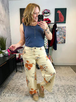Petal Path Twill Pants {S-3X} - KaraMarie