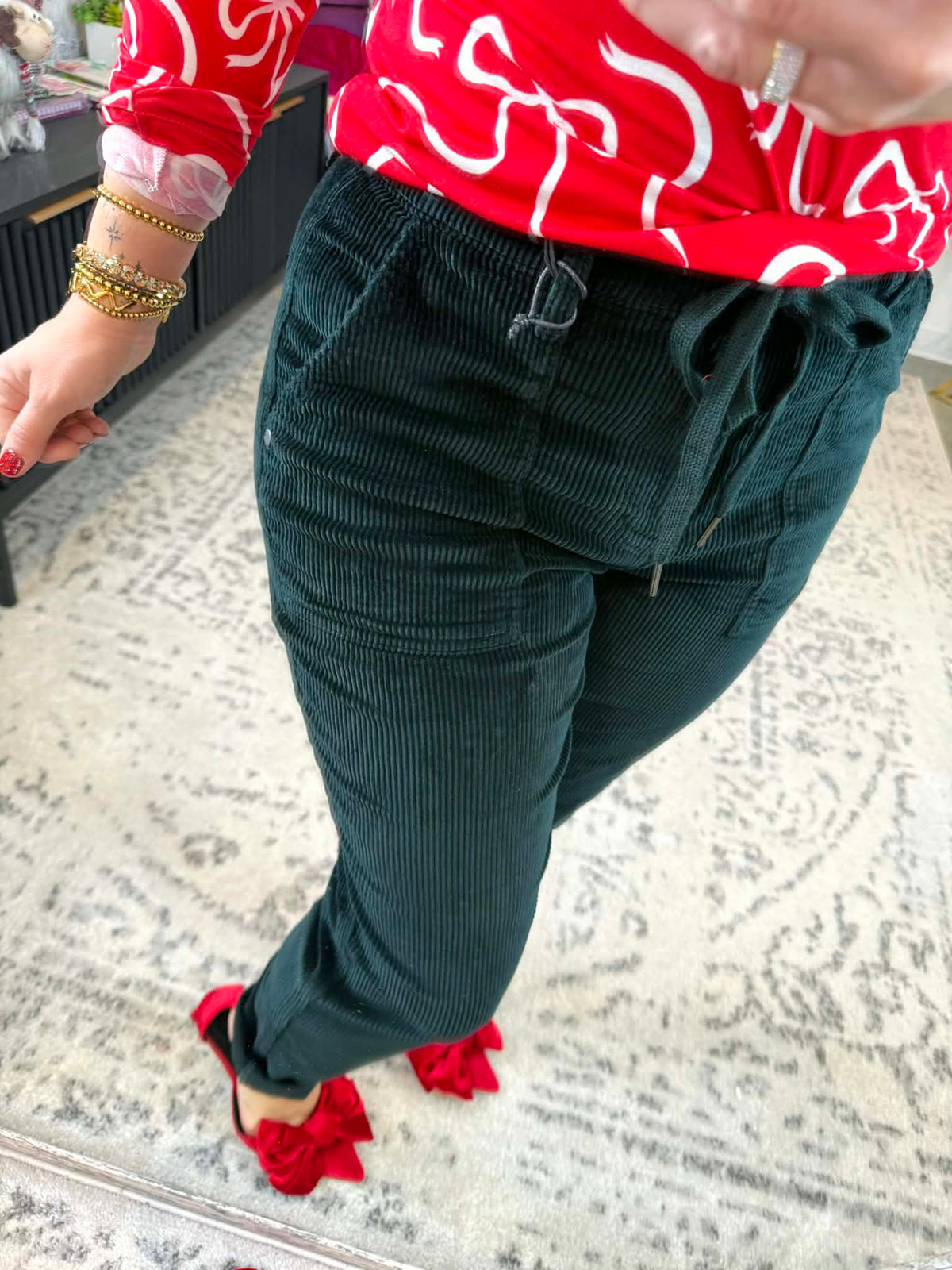 Judy Blue Emerald Stroll Cuffed Jogger {1-24W} - KaraMarie