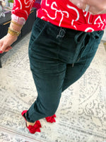 Judy Blue Emerald Stroll Cuffed Jogger {1-24W} - KaraMarie