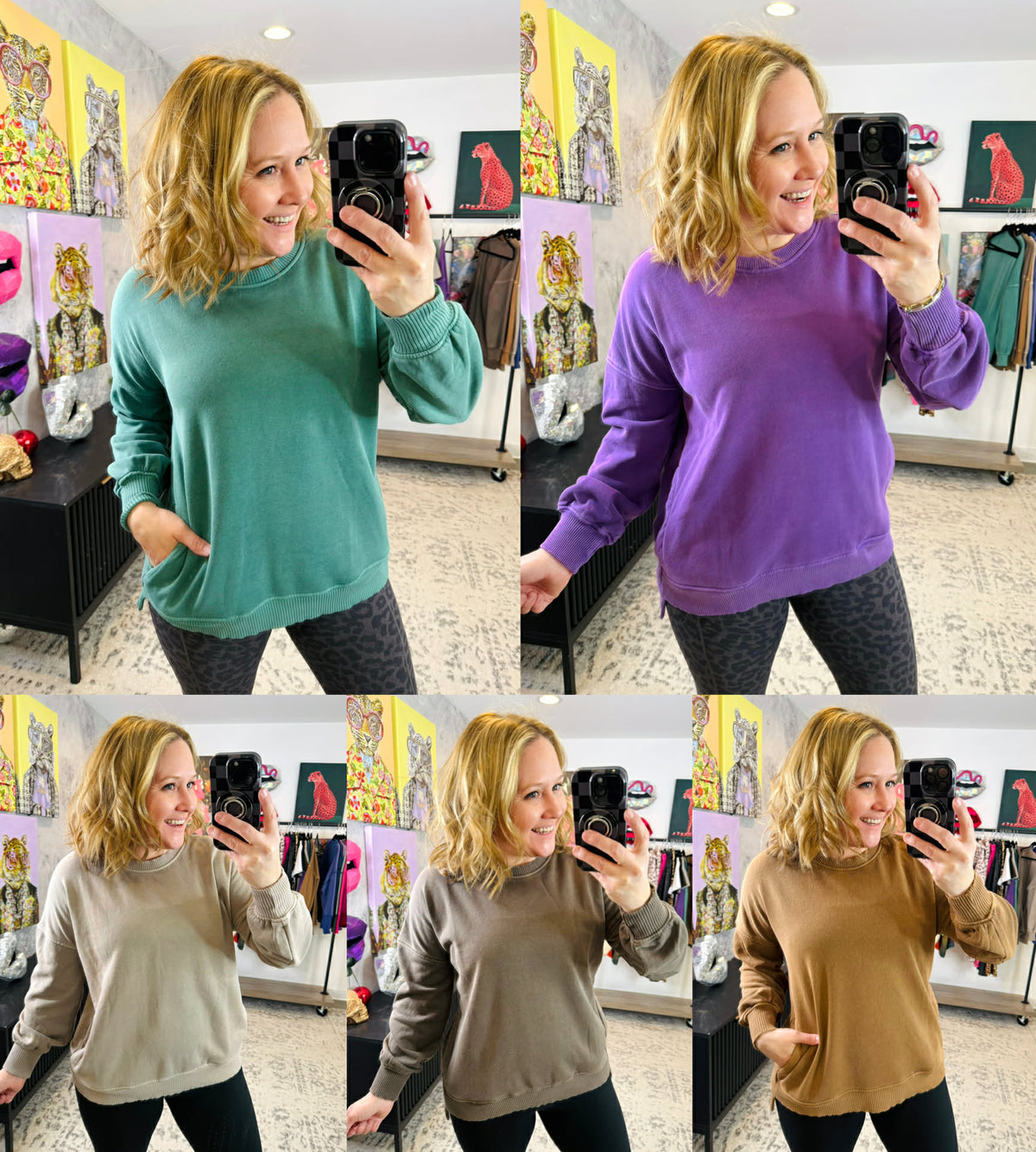Relaxed Edge Pocketed Pullover - Multiple Colors! {S-3X} - KaraMarie