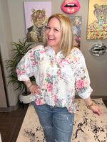 Sweet Meadow Peplum Blouse {S-3X} - KaraMarie