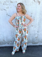 Floral Escape Jumpsuit {S-3X} - KaraMarie