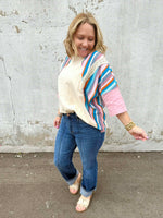 Happy Threads Top in Natural {S-L} - KaraMarie