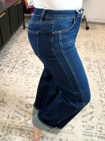 Risen Straight-Up Cuffed Jeans {1-3X} - KaraMarie