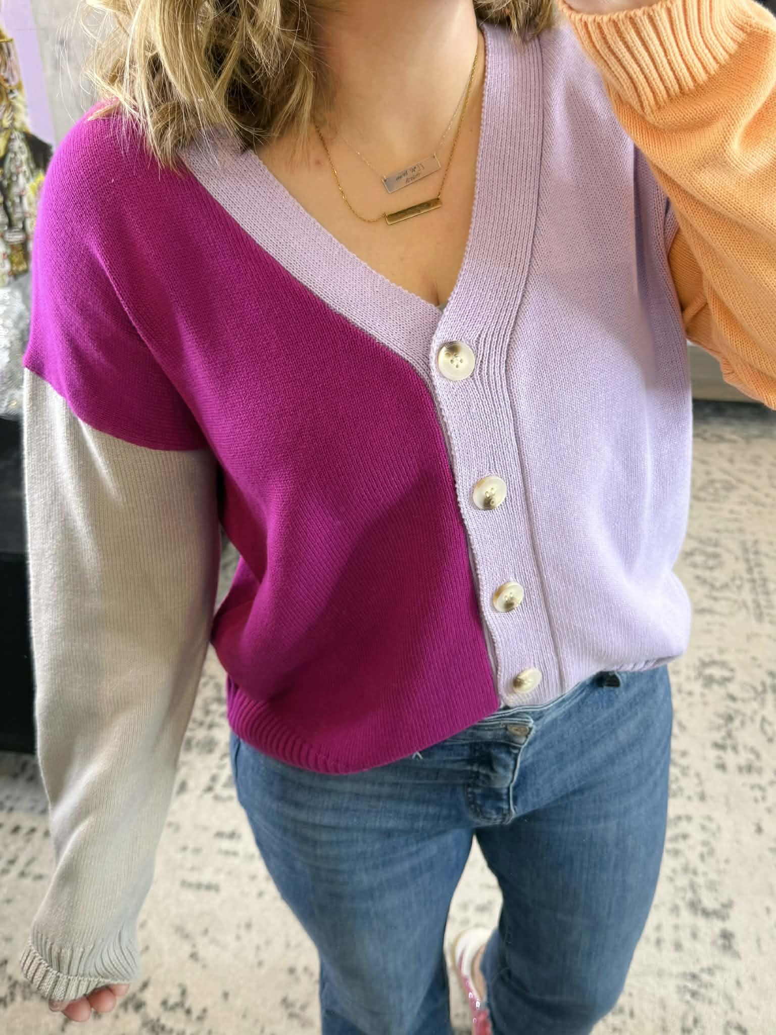 Color Craze Cardigan in Lilac {S-L} - KaraMarie