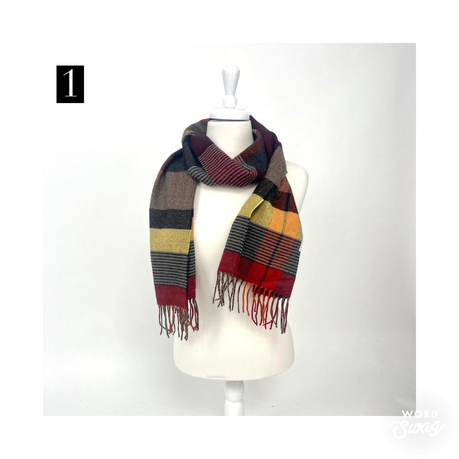Plaid Scarves (Multiple Colors!)