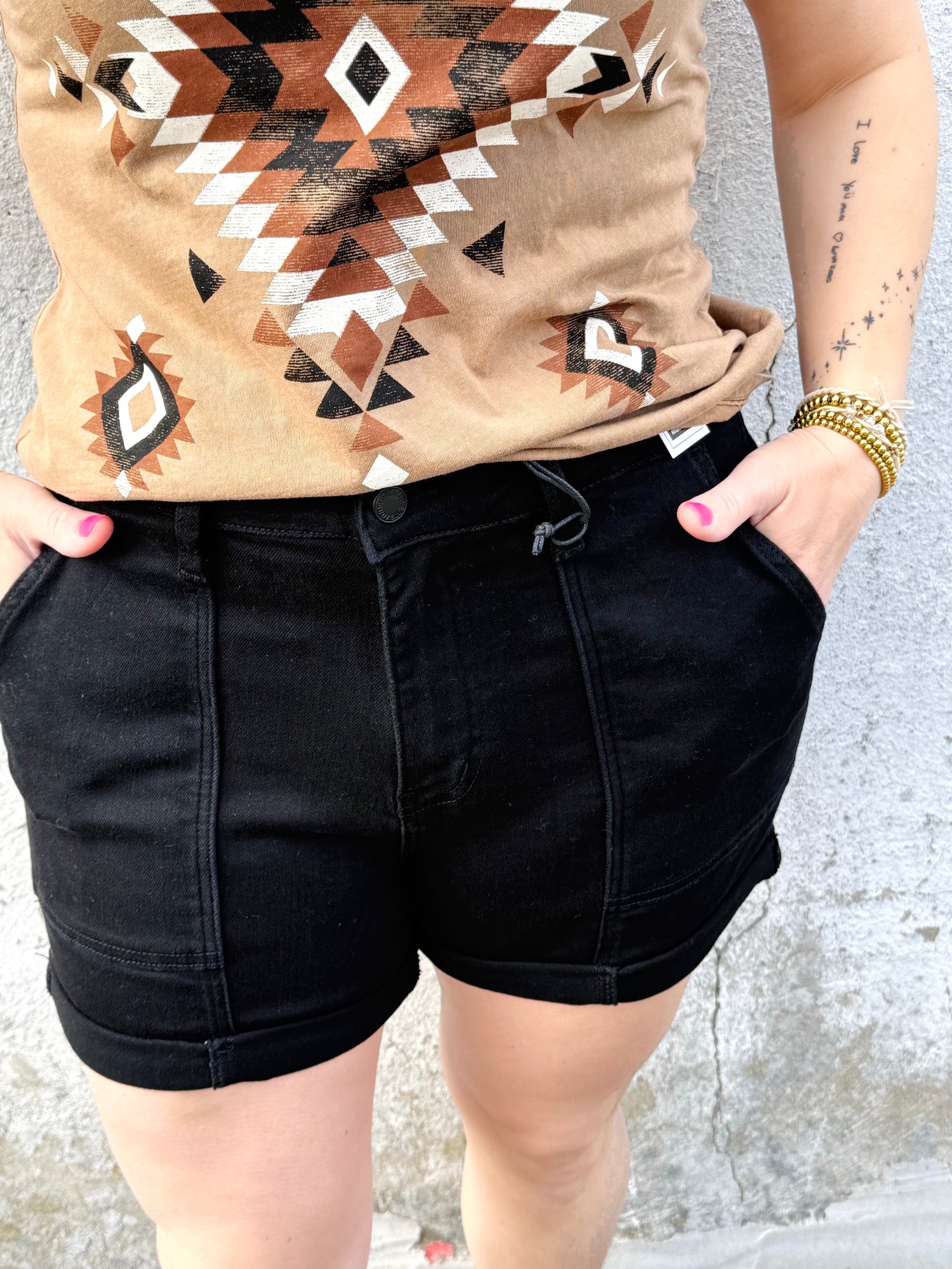 Judy Blue Night Out Cuffed Shorts {S-3X} - KaraMarie