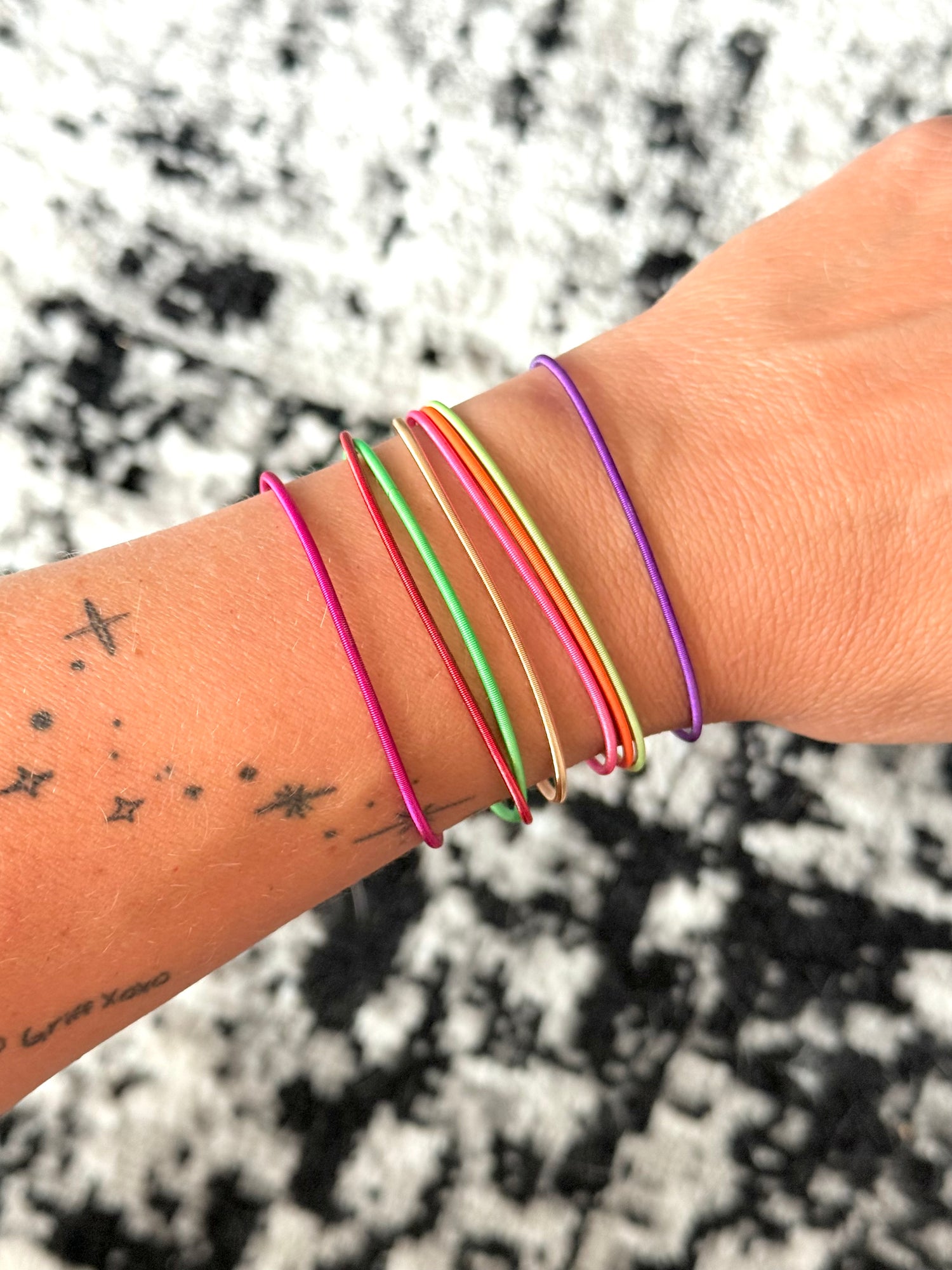 Guitar String Bracelets {Multiple Colors!}