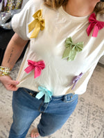 Feeling Flirty Bow Top {S-3X} - KaraMarie