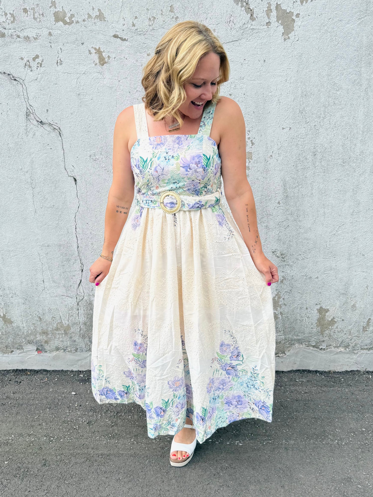Budding Romance Dress - Lavender {S-L}