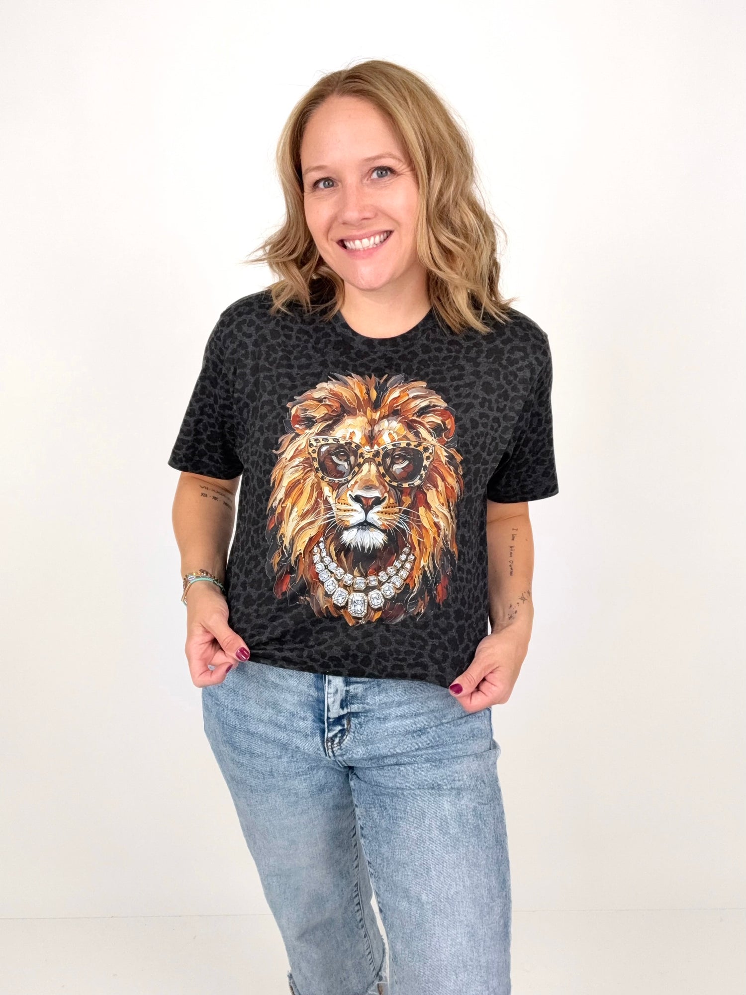 Boujee Lion Graphic Tee {Custom Order!}