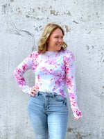 Bloom Veil Mesh Top {S-3X} - KaraMarie