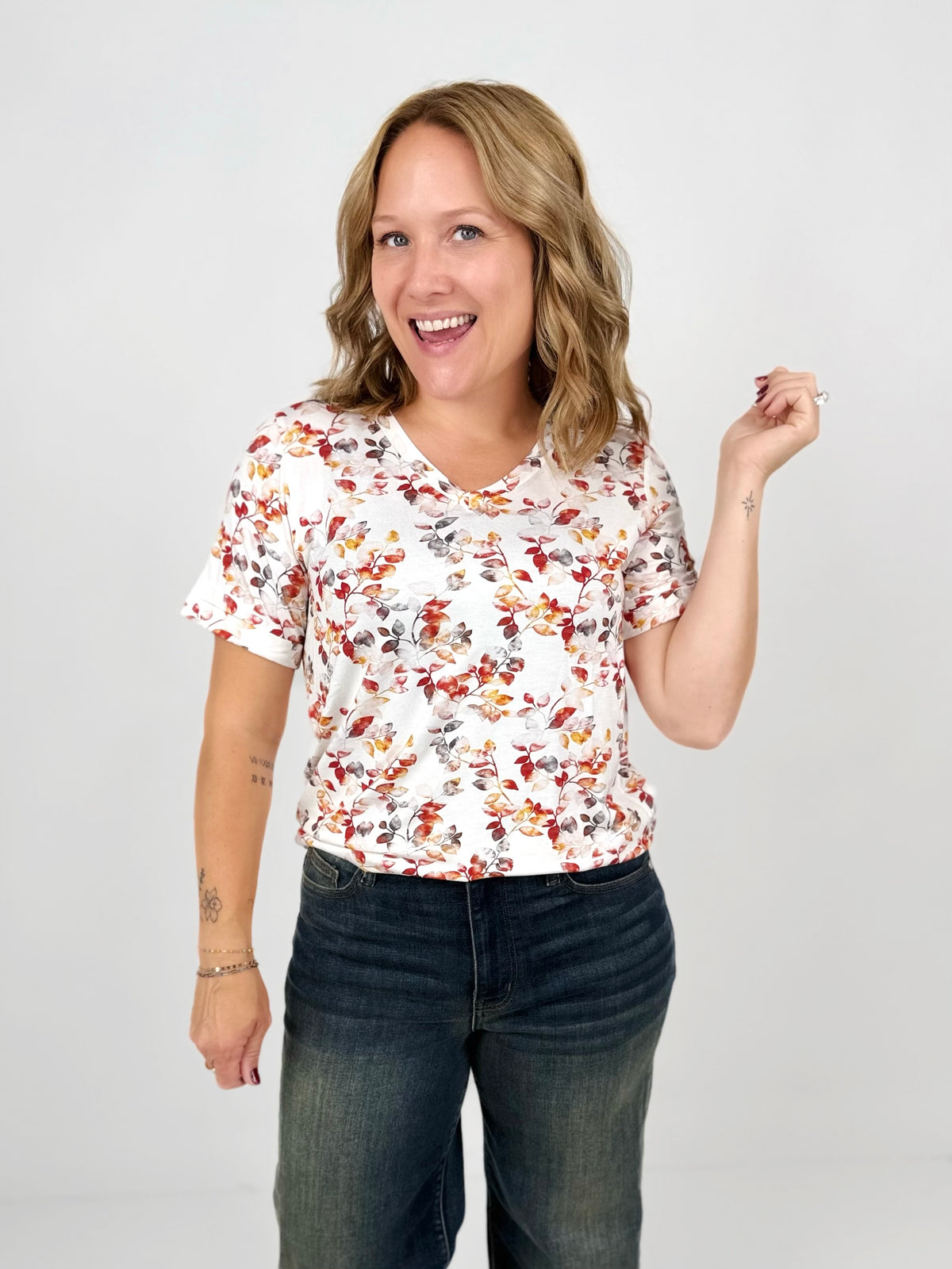 MM Sophie Tee - Autumn Watercolor {S-3X}