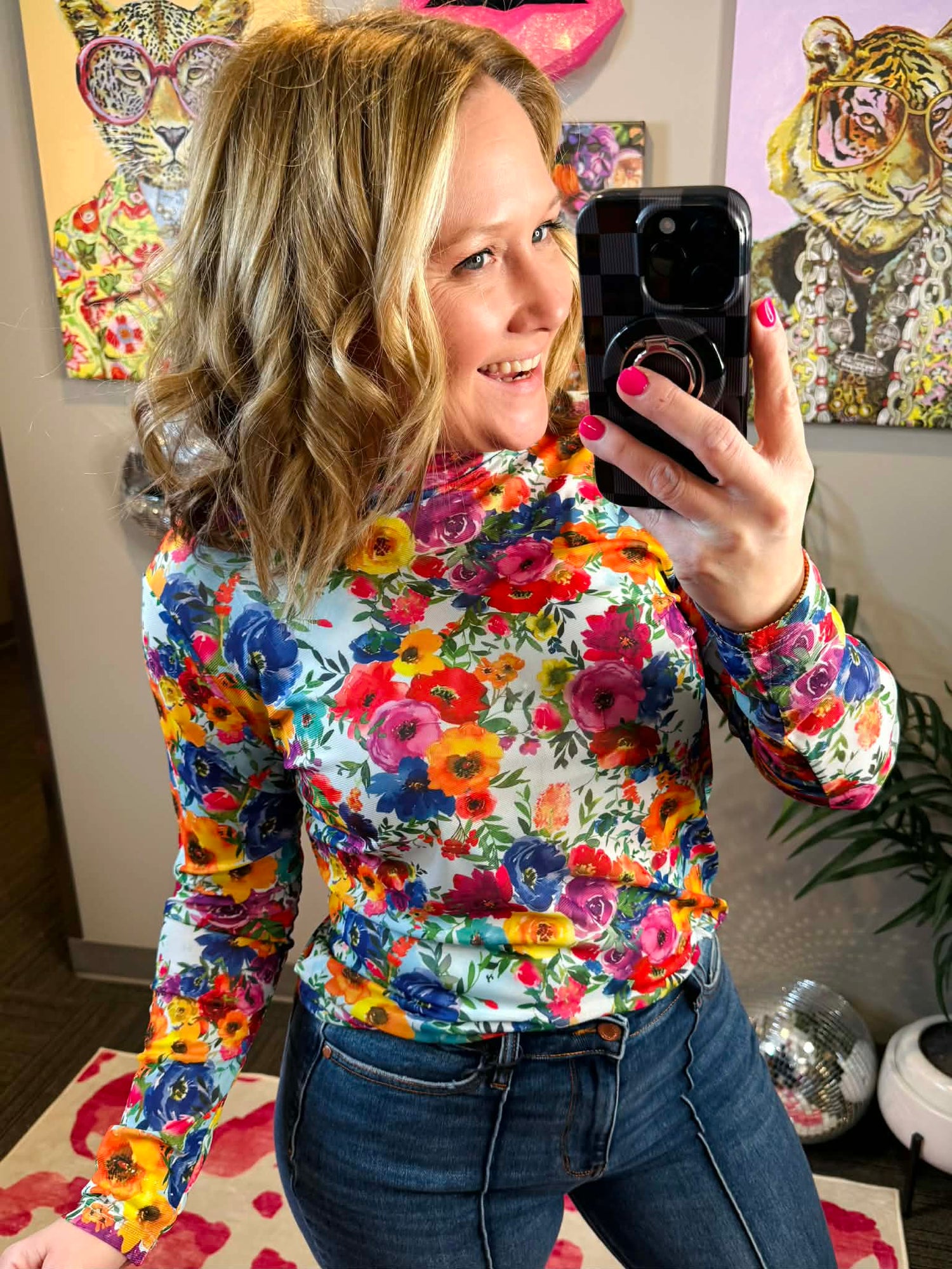 Country Kitchen Mesh Top {S-3X}