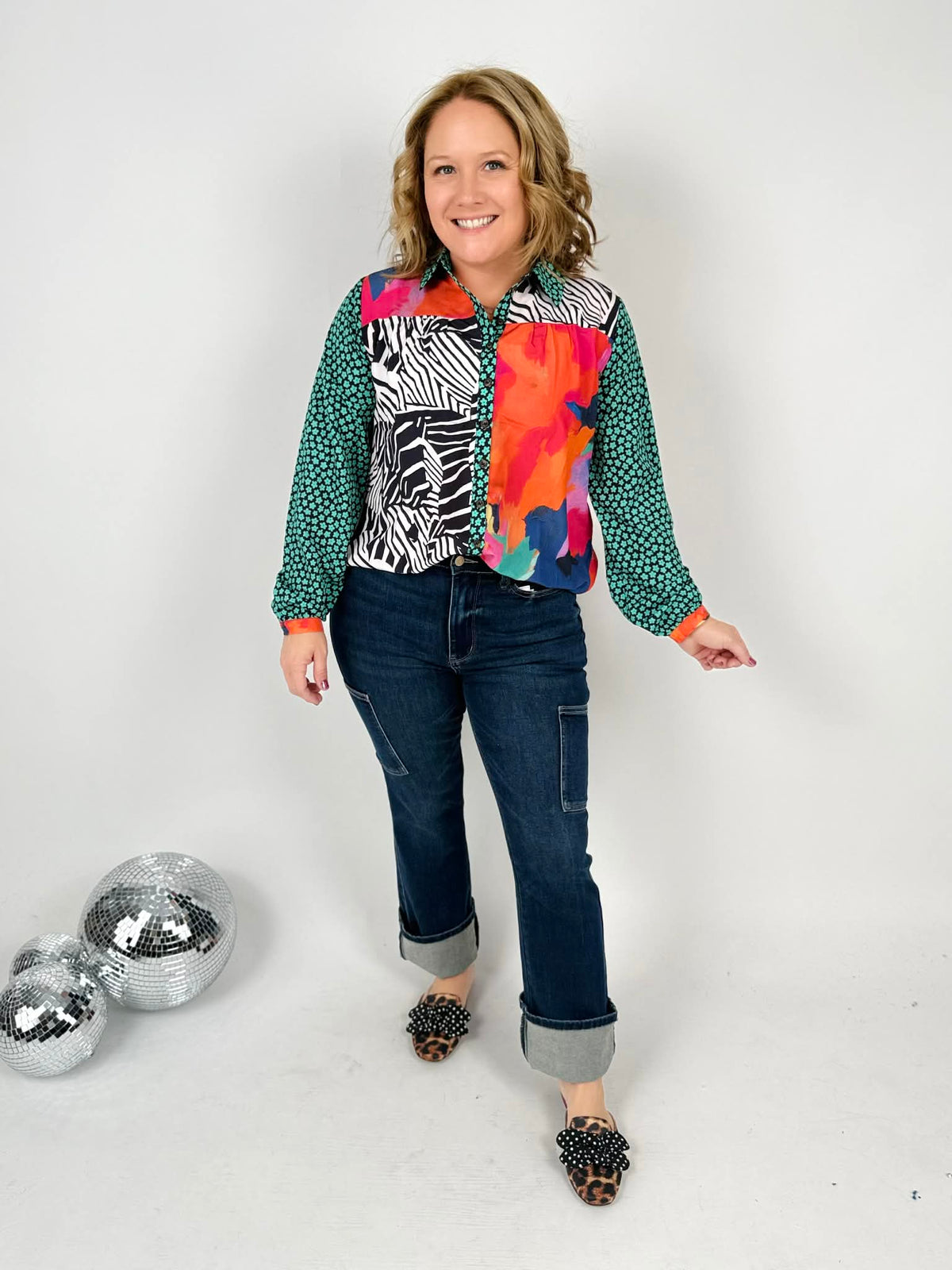 BLACK FRIDAY DEAL!! Mixed Mood Blouse {S-XL} - KaraMarie