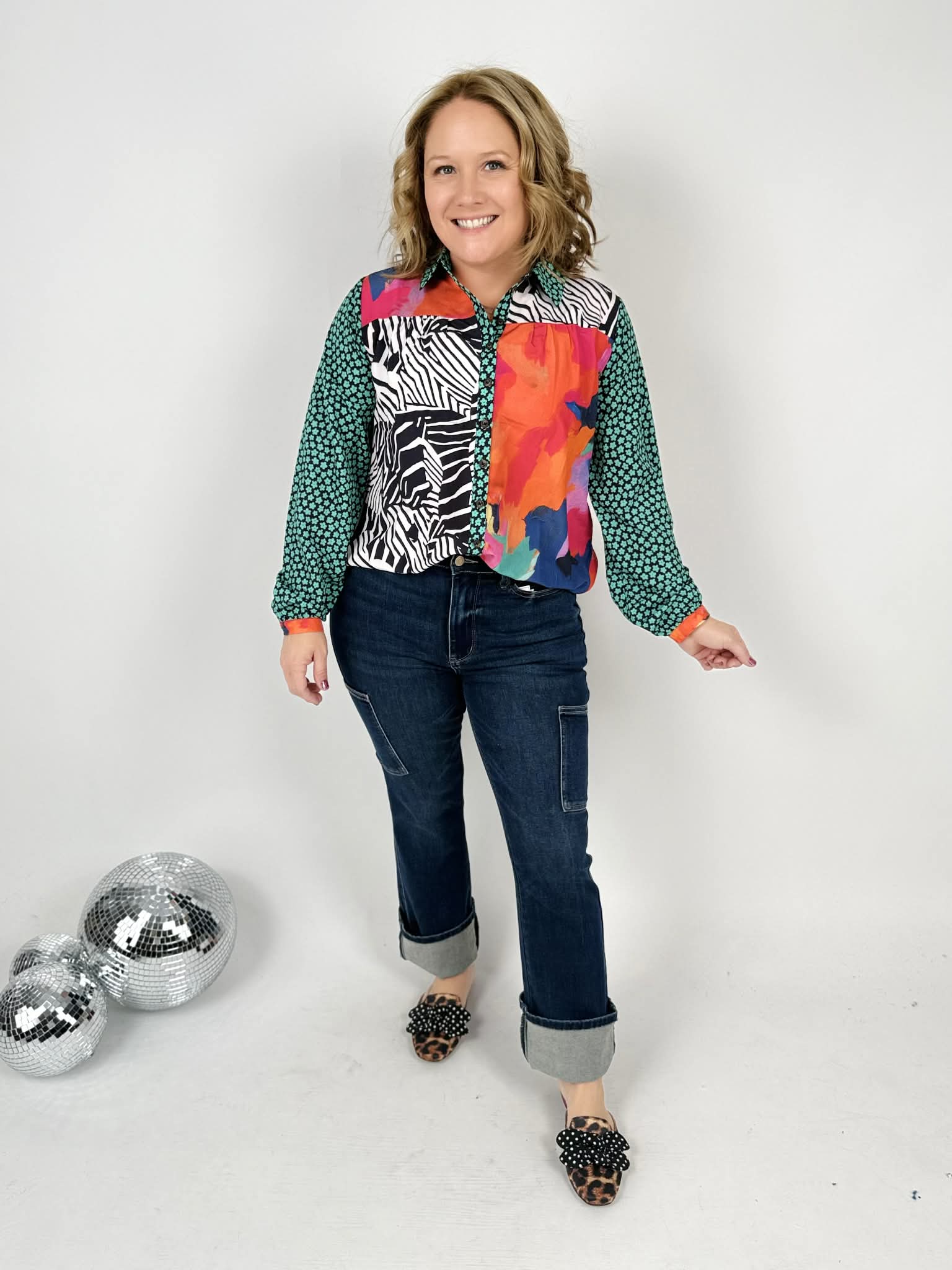 BLACK FRIDAY DEAL!! Mixed Mood Blouse {S-XL} - KaraMarie