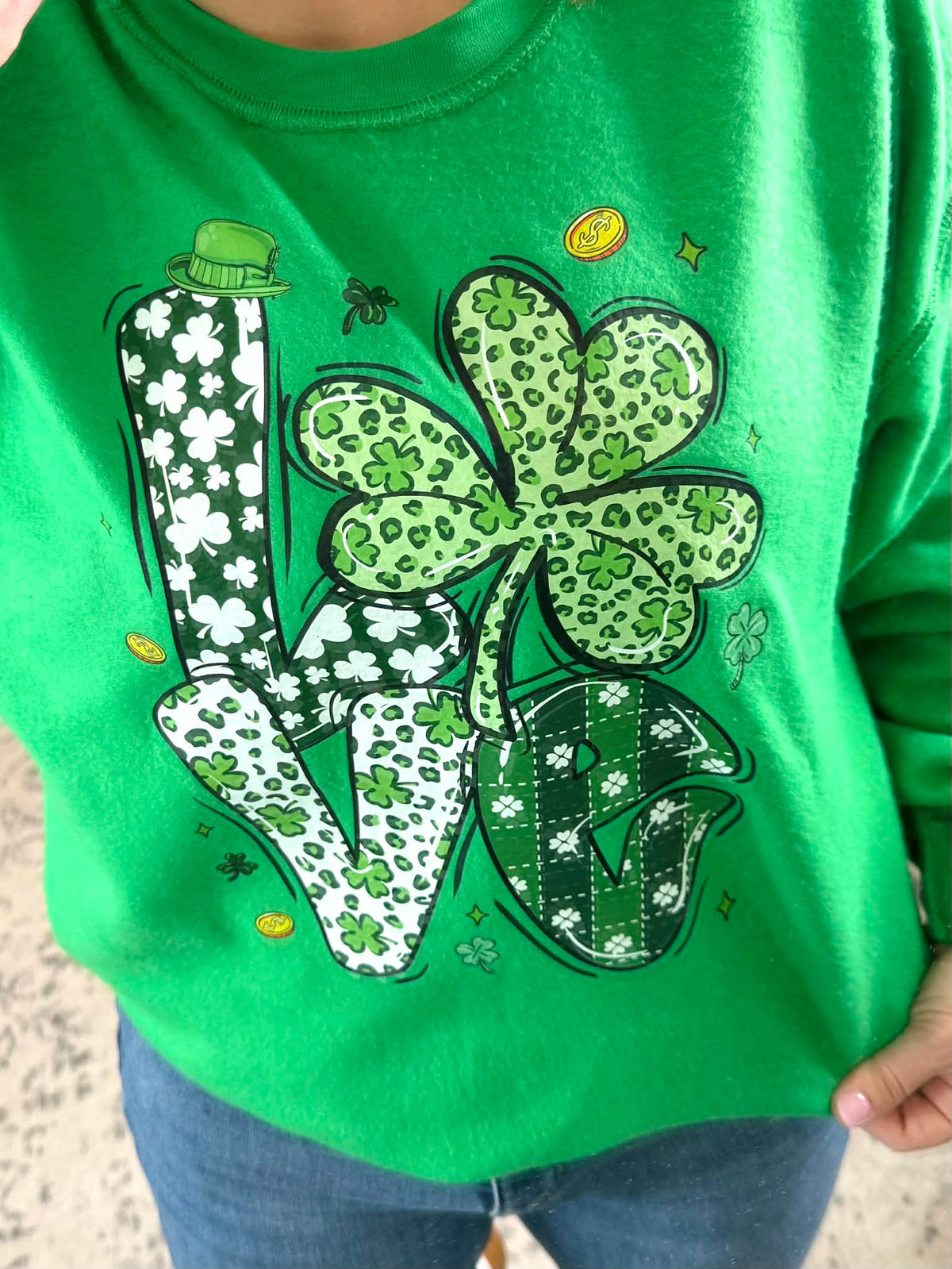 St Patty's Day LOVE Graphic Tee or Sweatshirt {Custom Order!} - KaraMarie