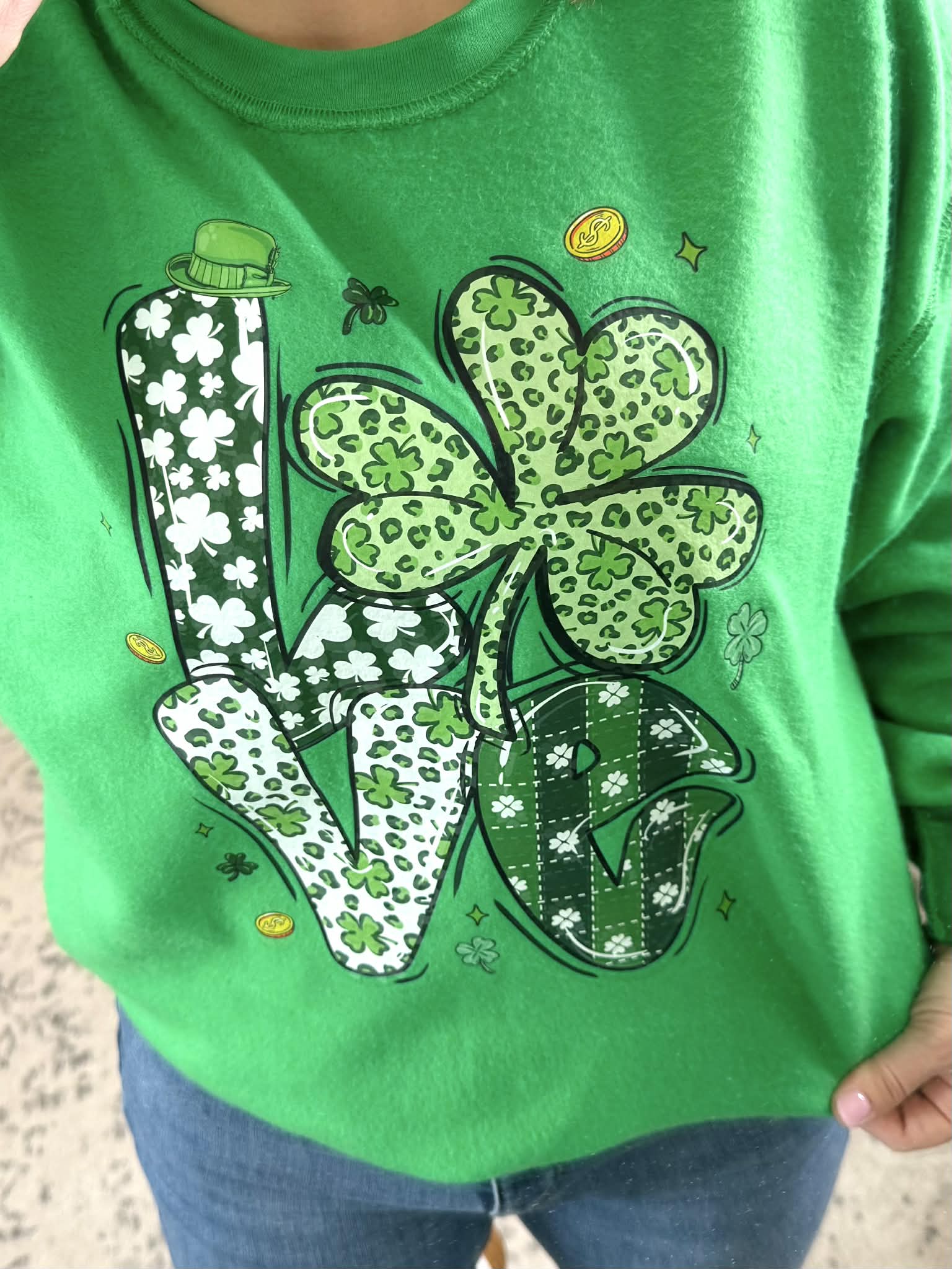 St Patty's Day LOVE Graphic Tee or Sweatshirt {Custom Order!} - KaraMarie