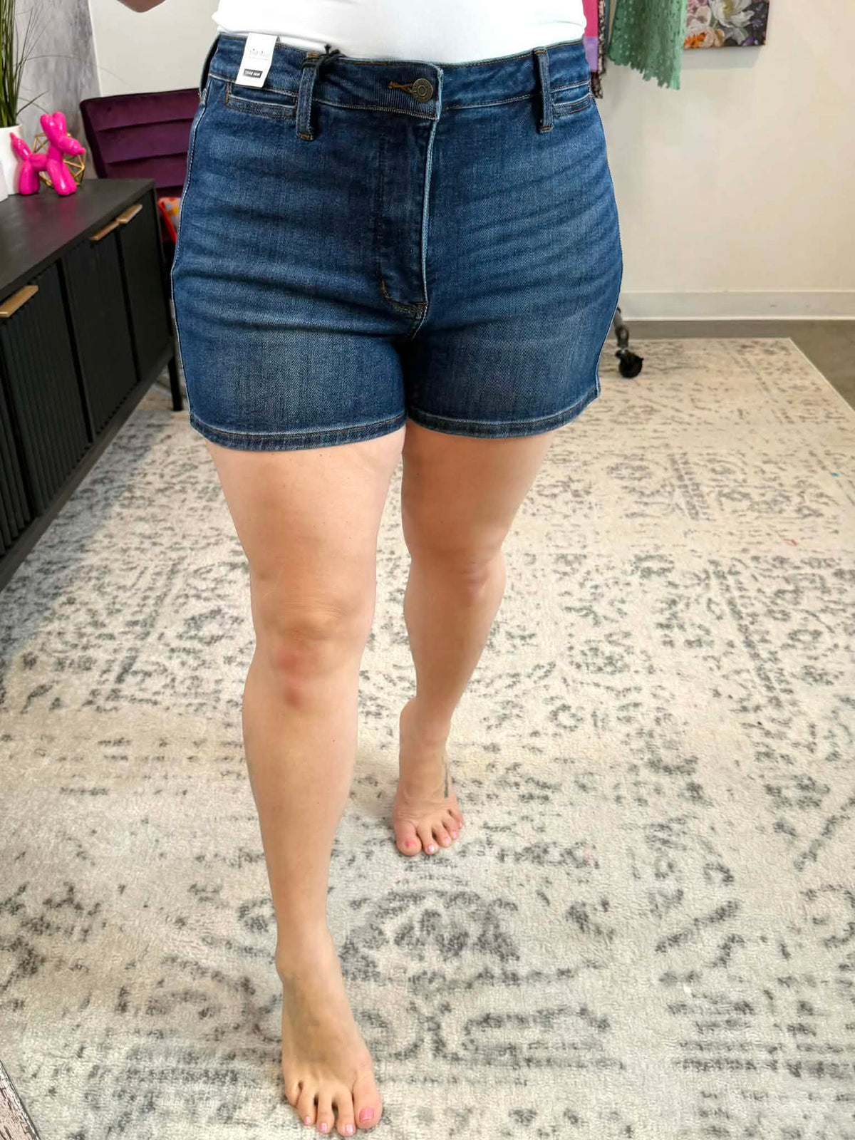 Judy Blue Slim Line Shorts {S-3X} - KaraMarie