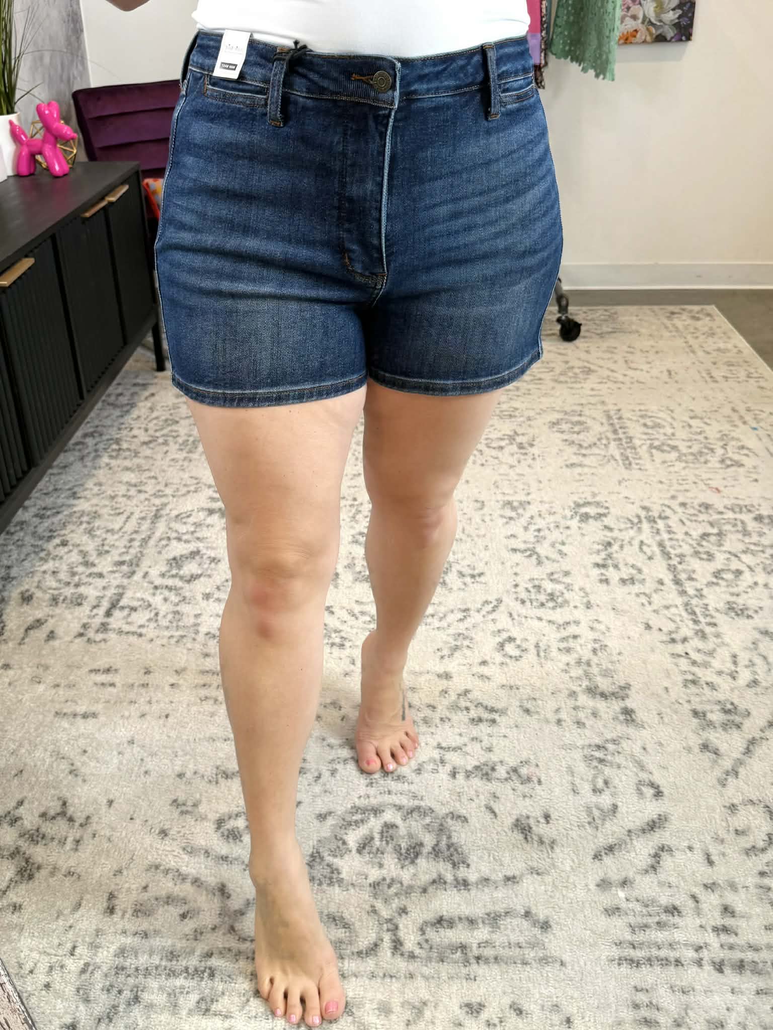 Judy Blue Slim Line Shorts {S-3X} - KaraMarie