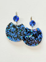 Blue Confetti Earrings - KaraMarie
