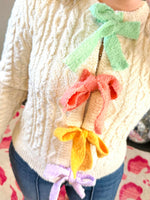 Pastel Dreams Bow Cardigan {S-L} - KaraMarie