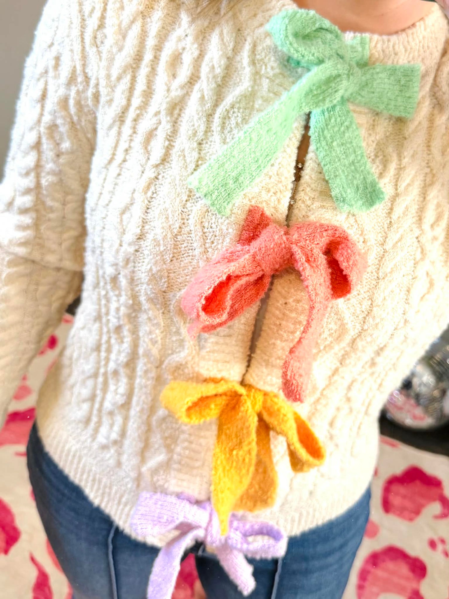 Pastel Dreams Bow Cardigan {S-L} - KaraMarie