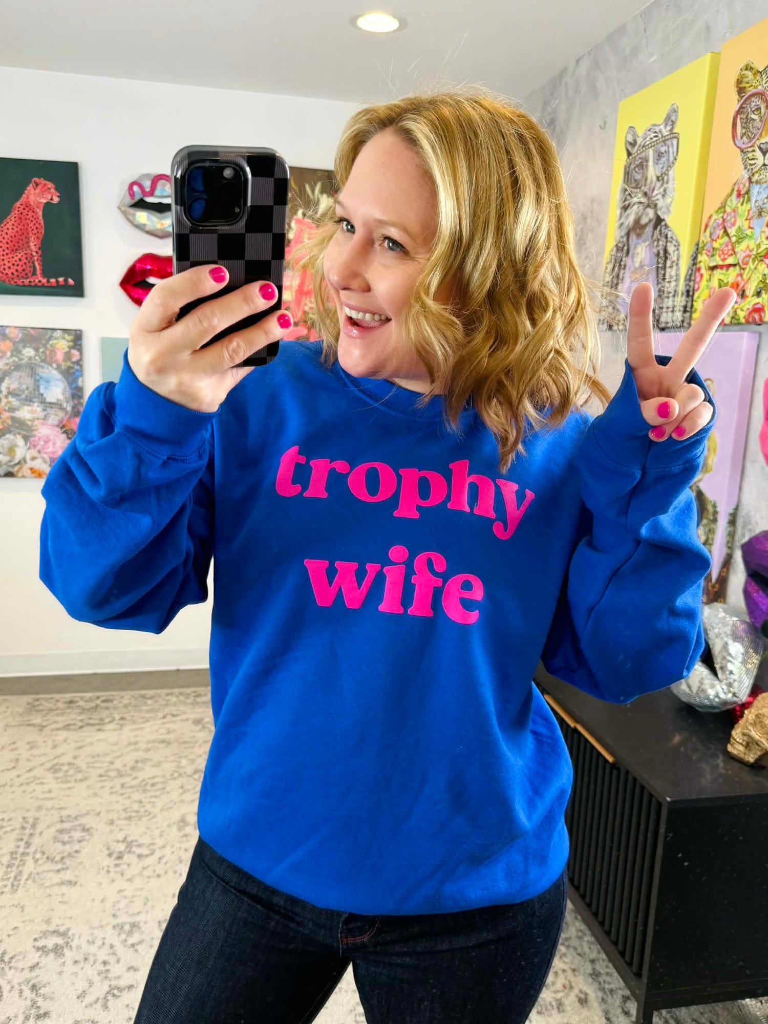 Trophy Wife Sweatshirt {S-3X} - KaraMarie