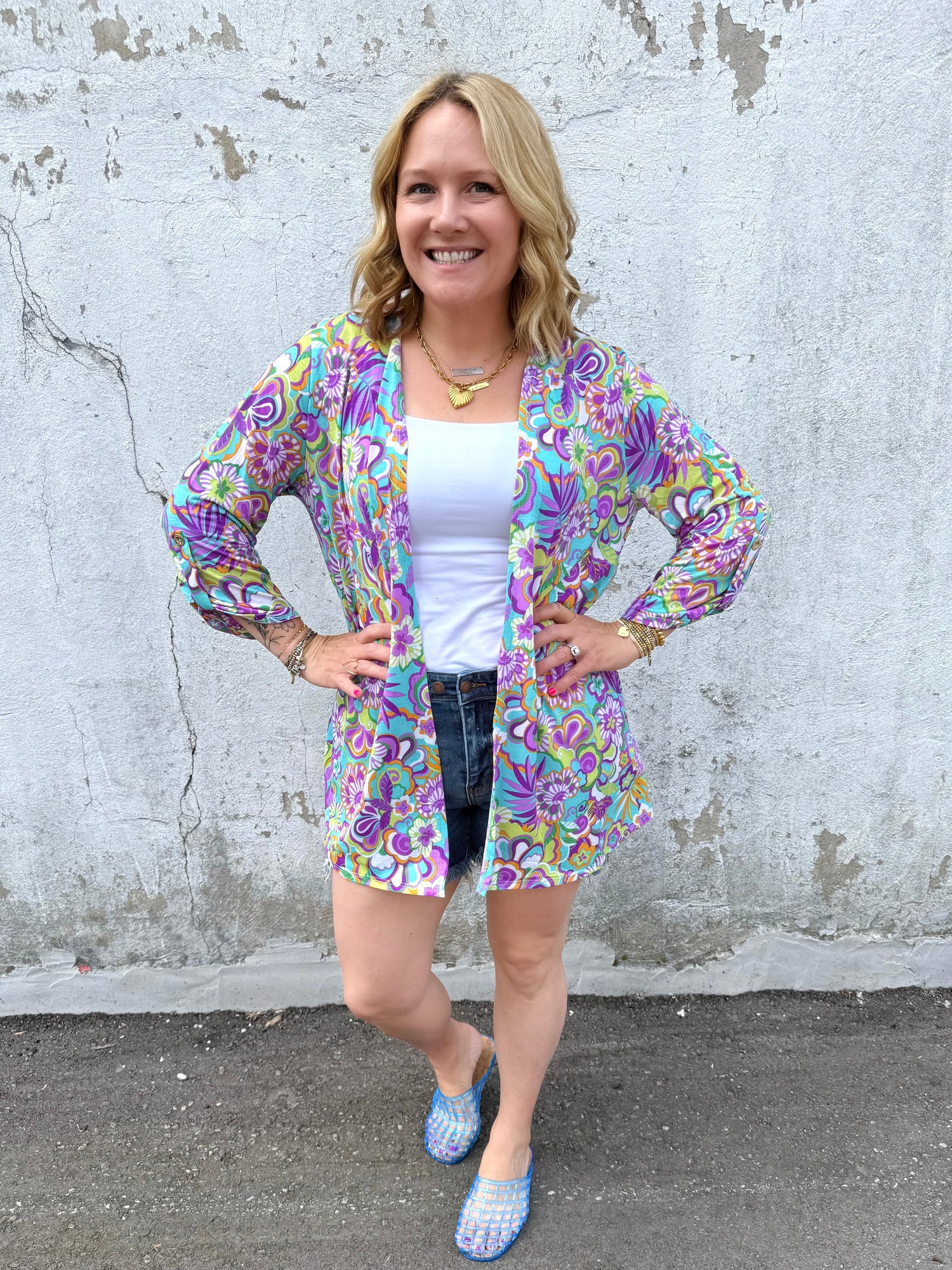 Tropical Escape Cardigan {S-3X} - KaraMarie