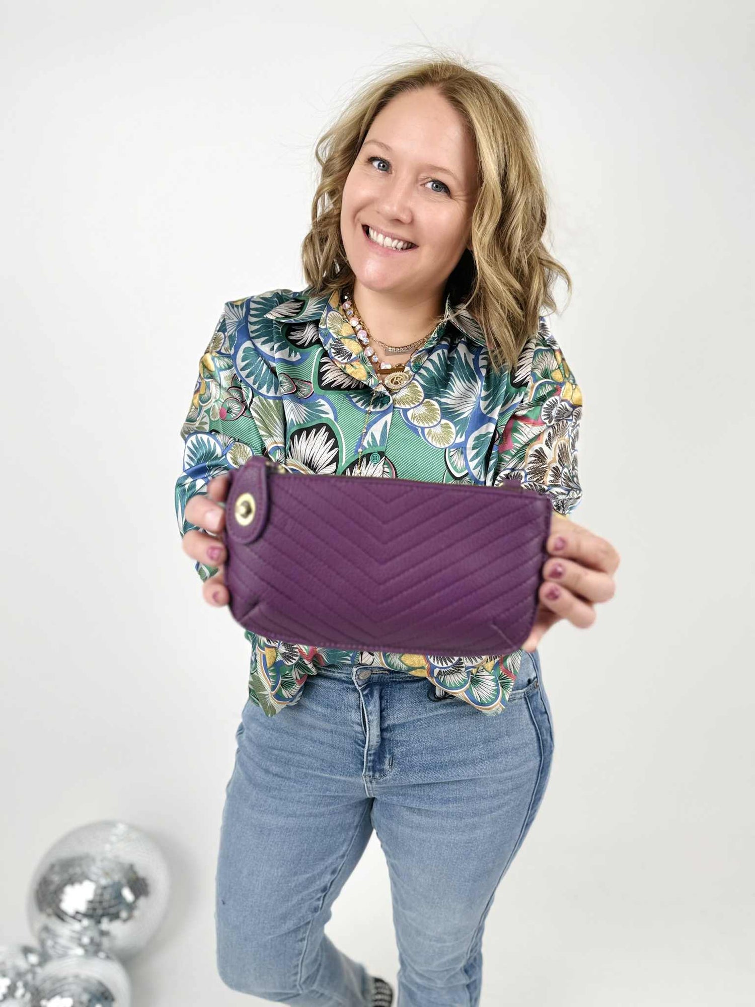 Joy Susan Crossbody Wristlet Clutch - Quilted {Multiple Colors!}