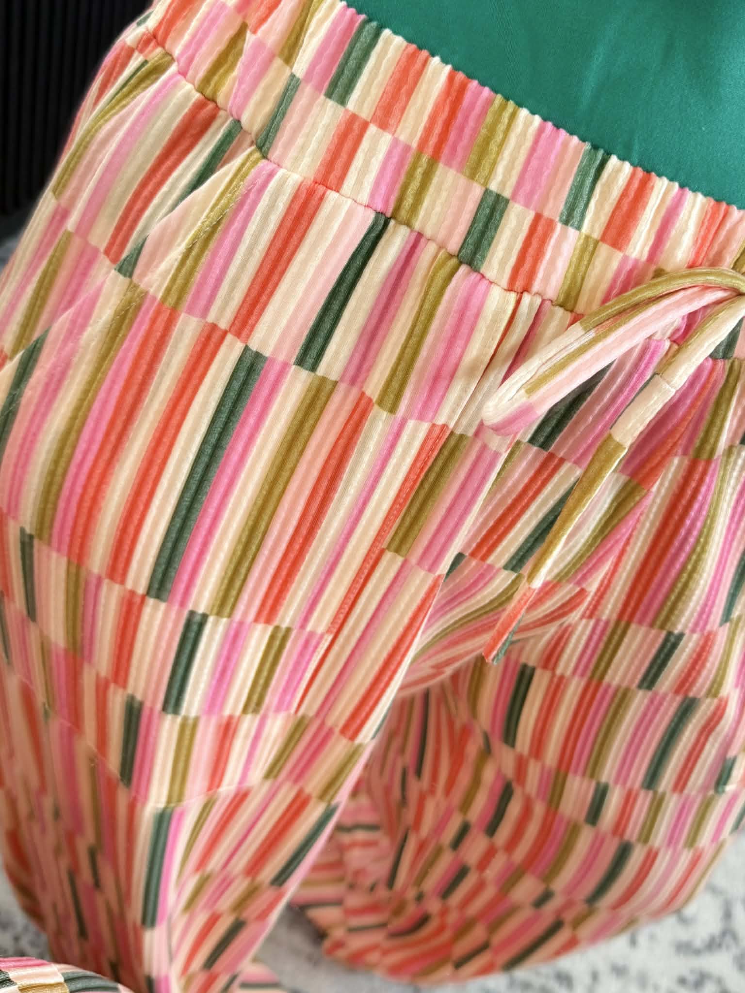 Blakeley Haddie Striped Wide Leg Pants {XS-3X} - KaraMarie