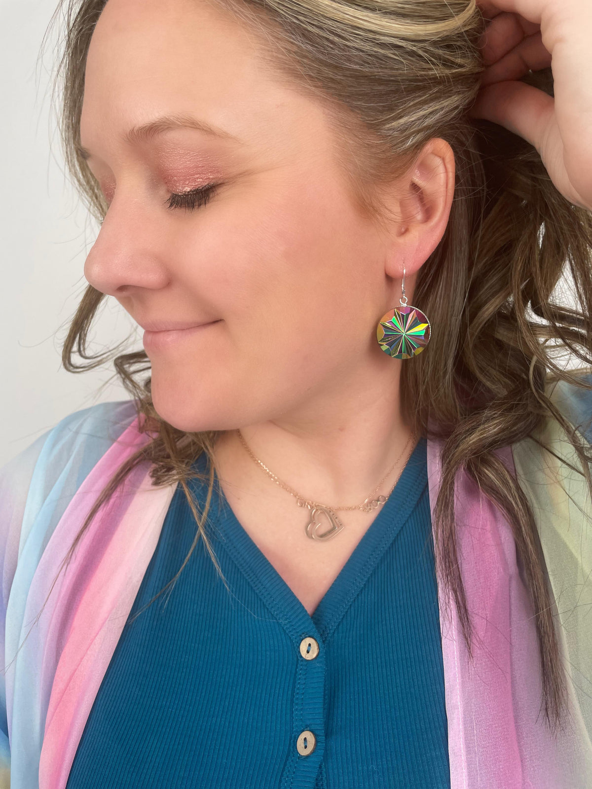 Iridescent Rainbow Earrings - KaraMarie