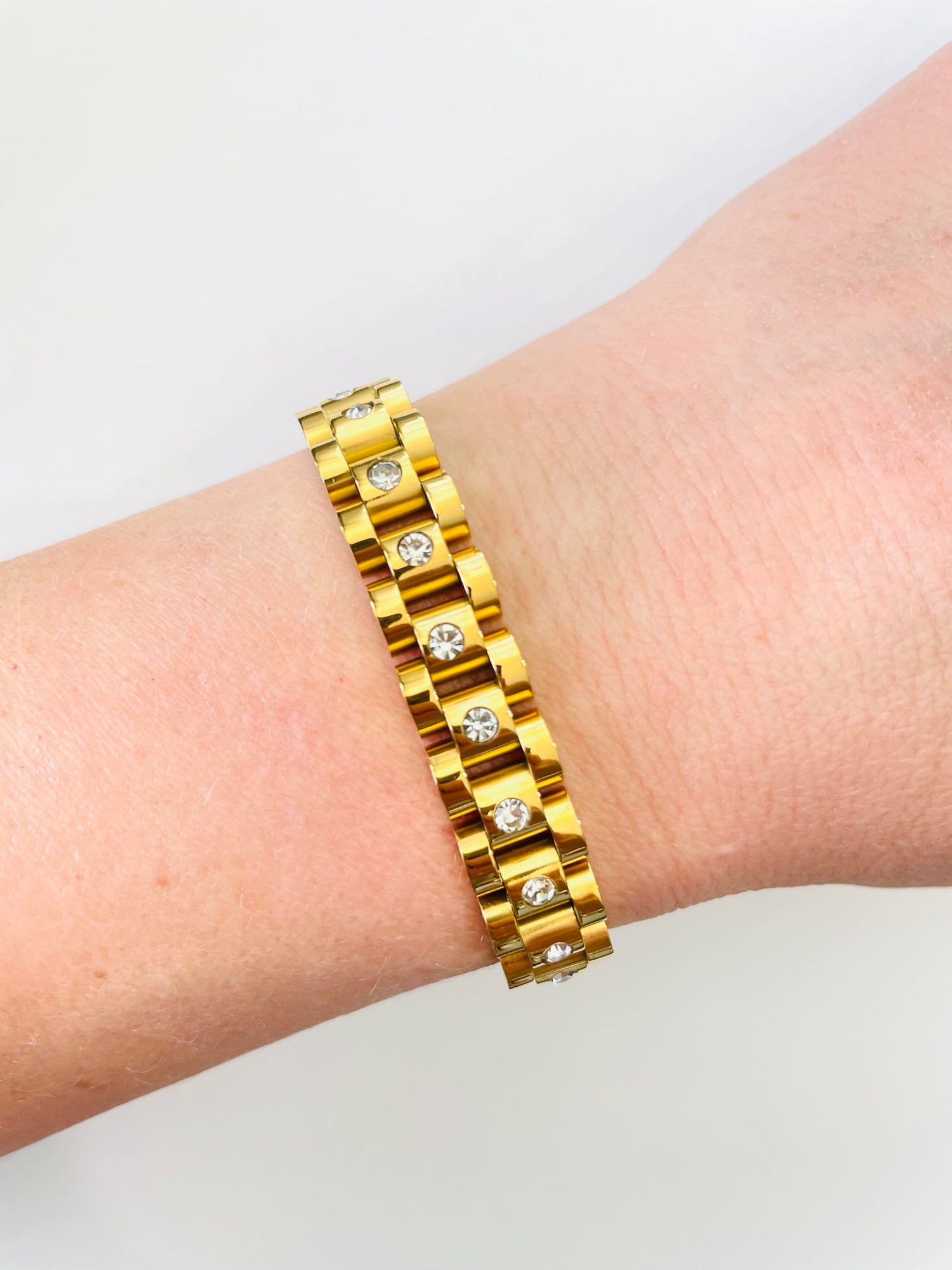 THE CHAIN WATCH BAND BRACELET {Waterproof Jewelry}